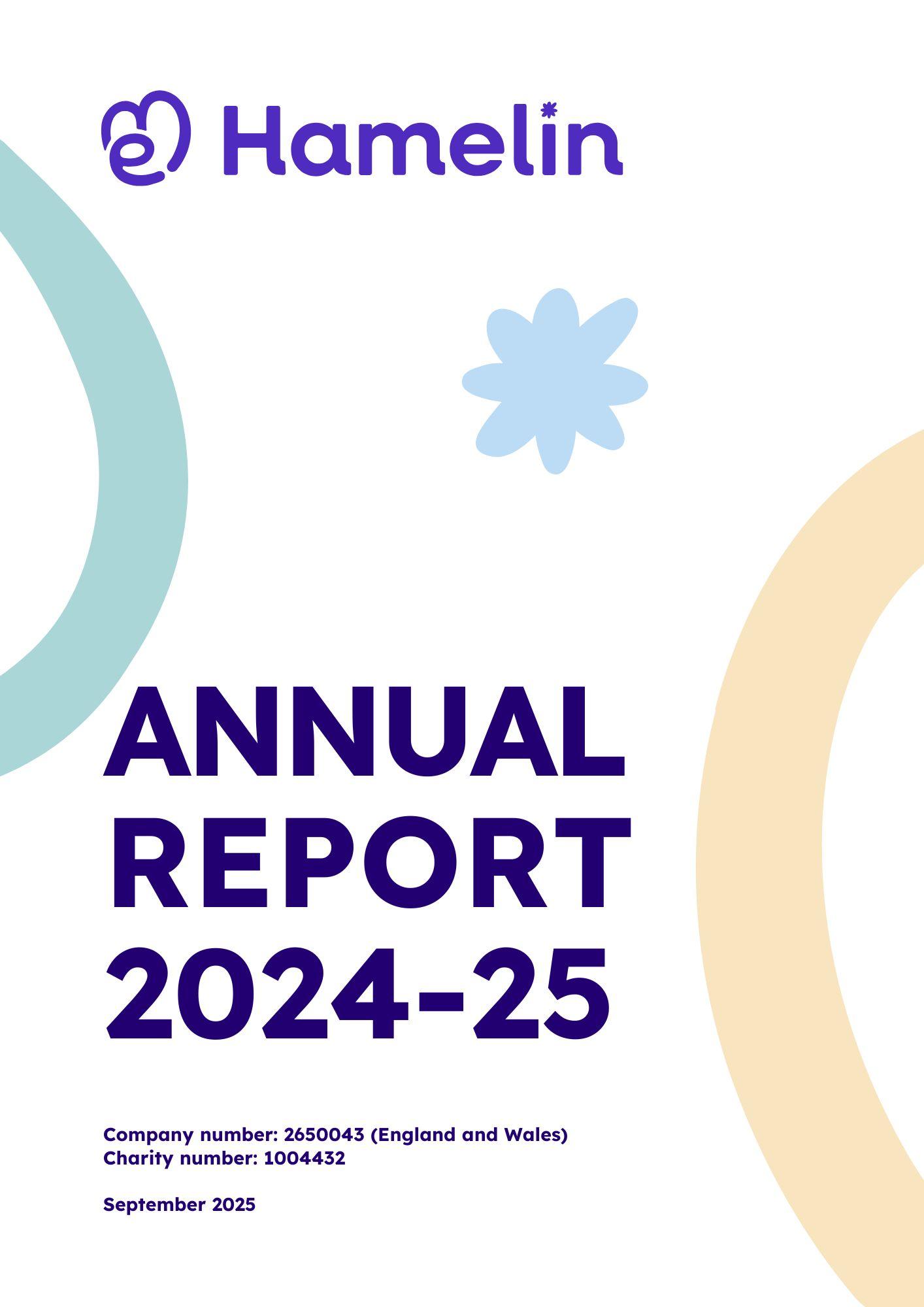 Hamelin annual report 2425 9 Oct 2025