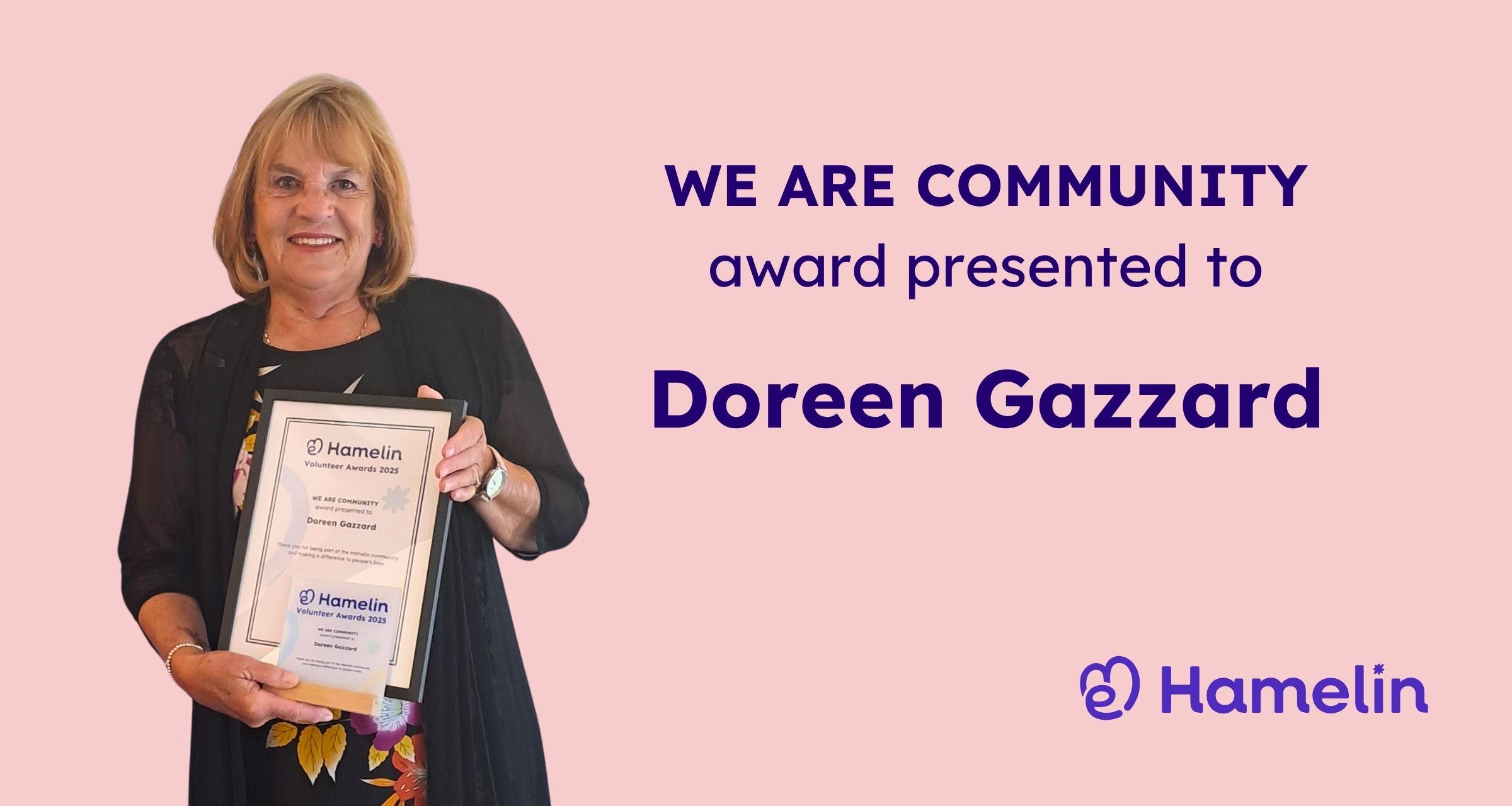 Volunteer Awards 2025 Doreen Gazzard