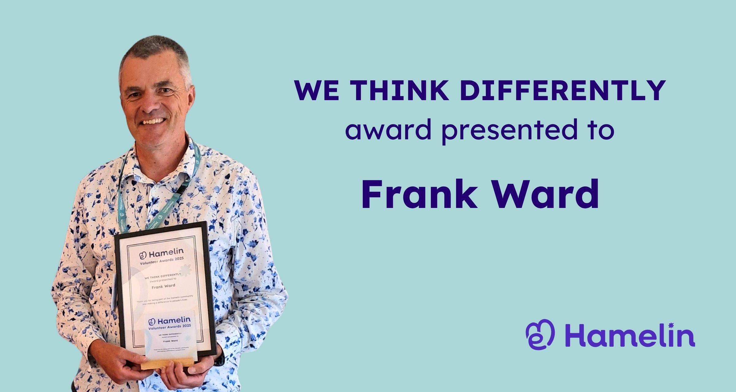Volunteer Awards 2025 Frank Ward