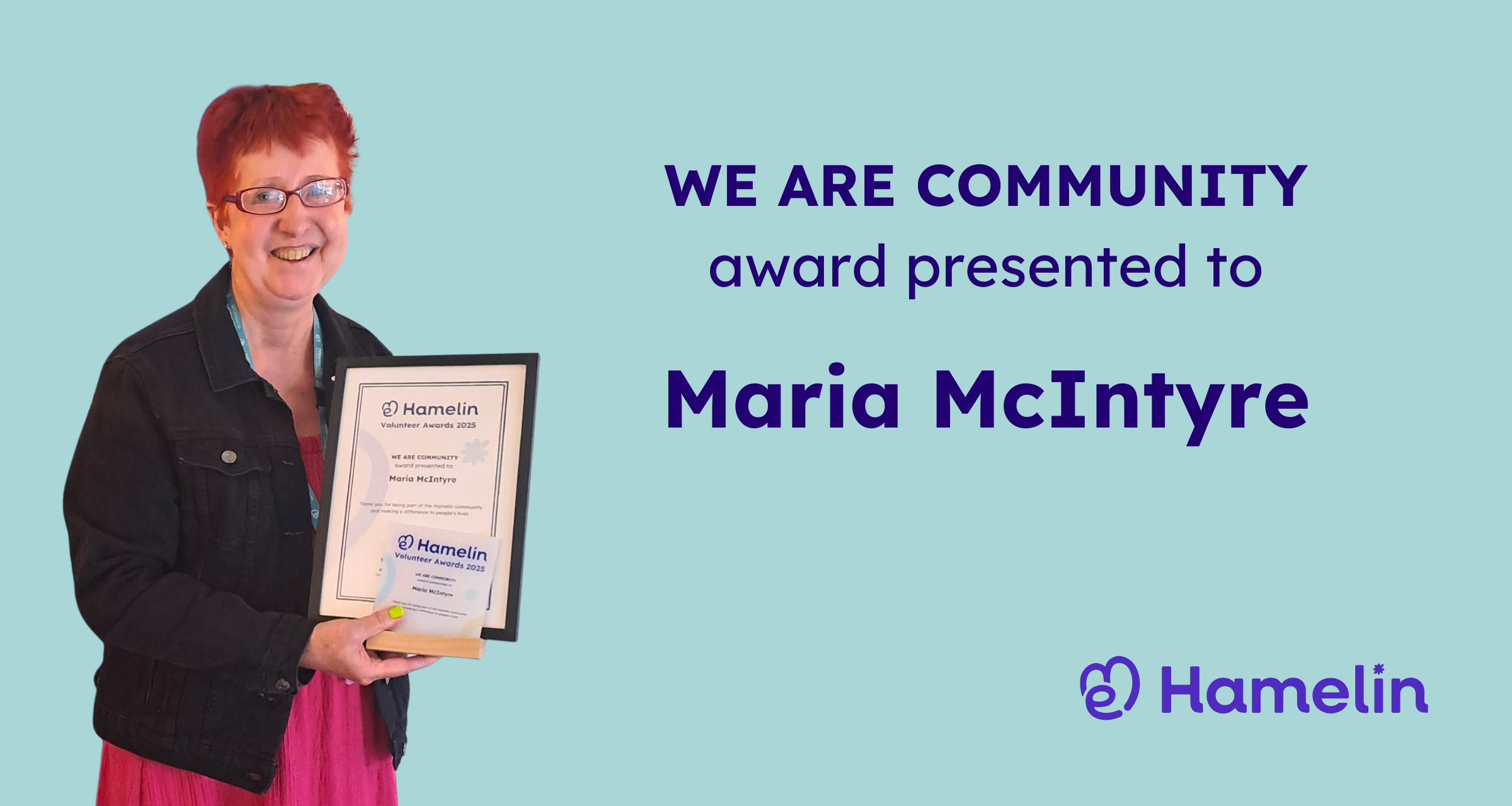 Volunteer Awards 2025 Maria Mc Intyre