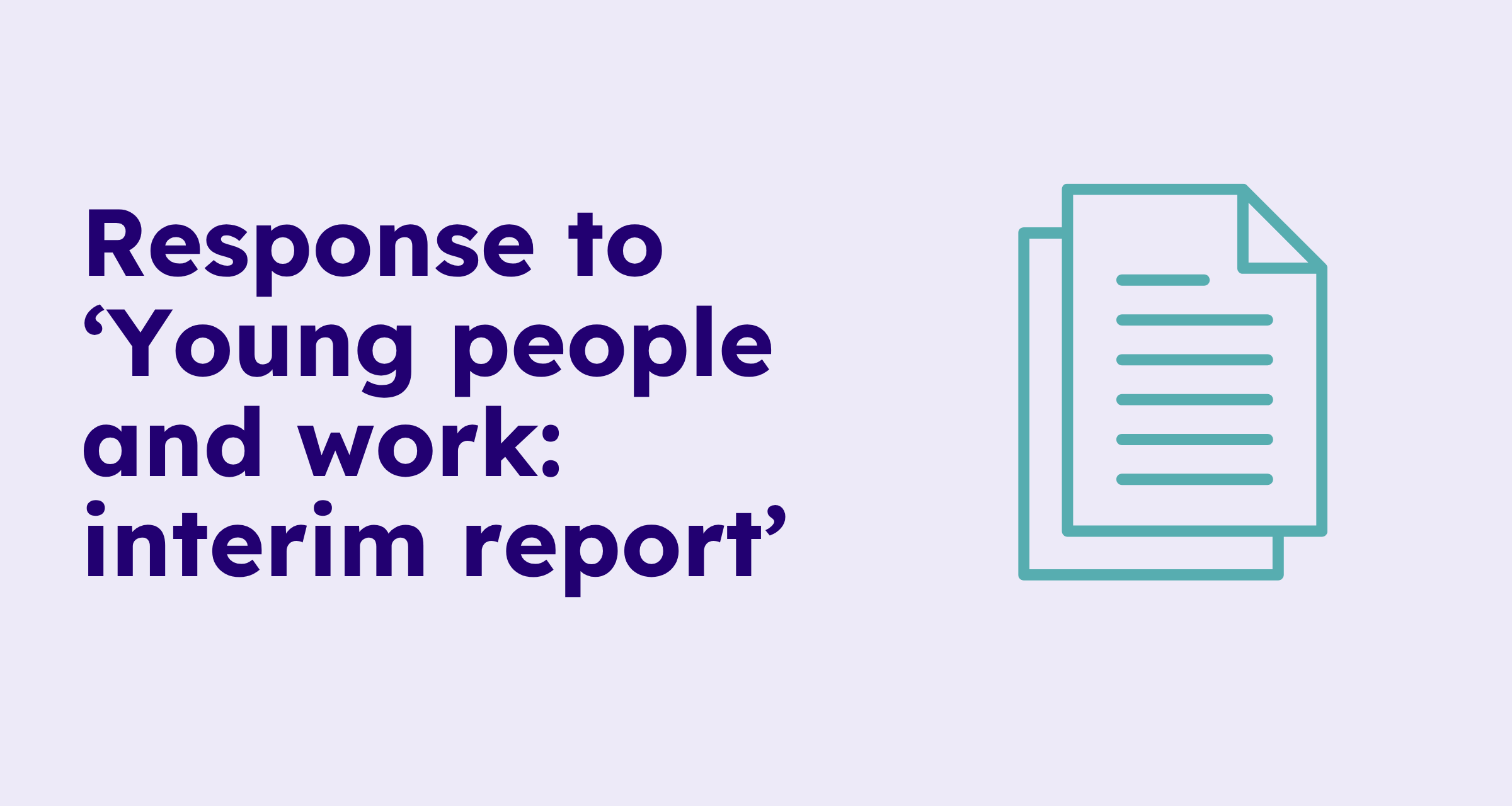 Young people and work web